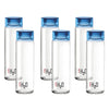 Cello H2o Glass Fridge Water Bottle With Plastic Cap | 920 ml | Set of 6 | Blue