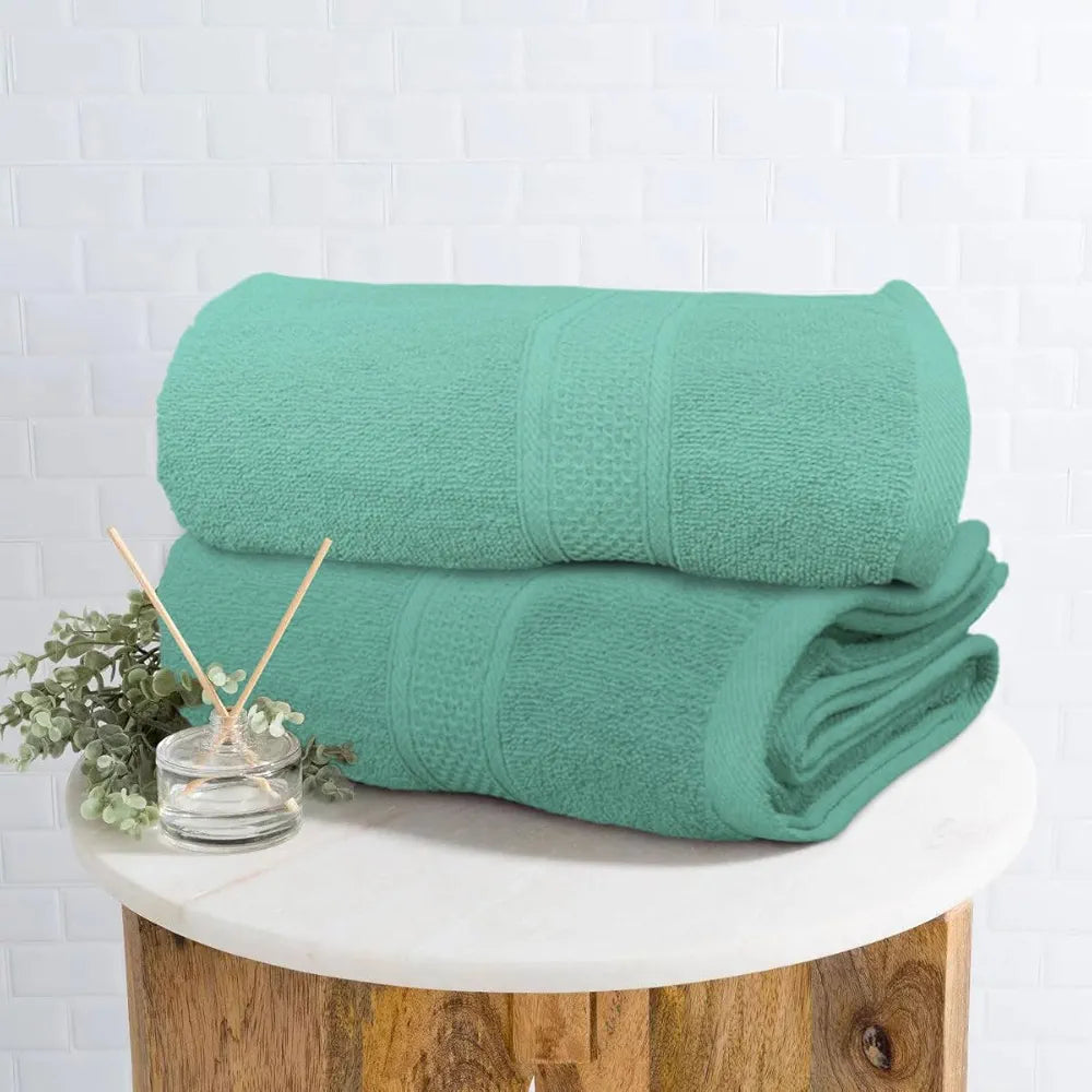 Luxe Home Cotton Bath Towel 450 GSM Quick Dry Large Size Bathroom Towels for Men & Women, Home, Kitchen, Gym, Spa 
