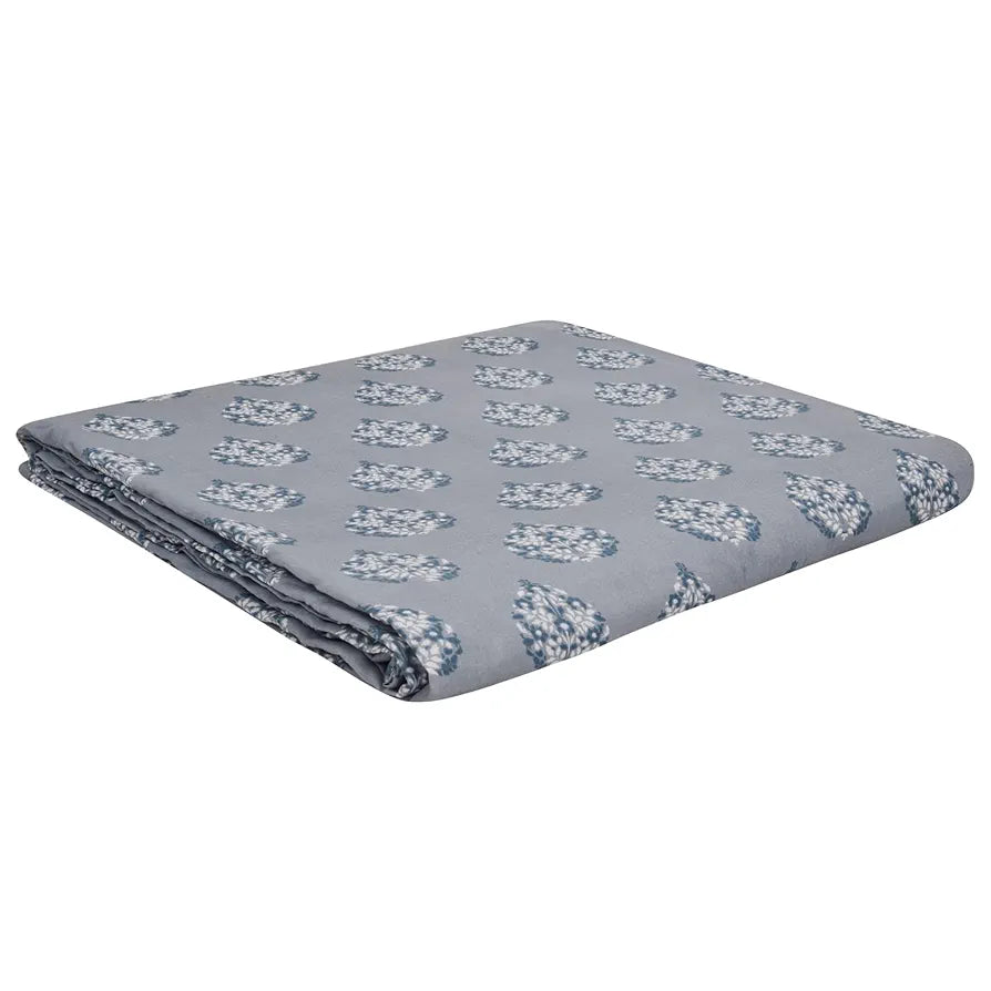 Trance Home Linen 150 GSM Pure Cotton Reversible Dohar Single Bed Size | Ac Blanket Comforter | Soft Light-Weight Bed Blanket 