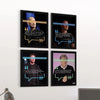 ArtX Paper Big Quote Wall Frame Art Painting AXF00116-MOT Set of 4