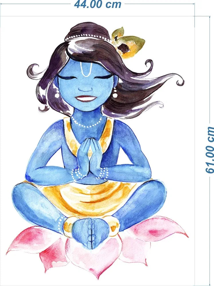 Rangoli White Glossy Vinyl Wall Sticker Premium Self-Adhesive Waterproof Decorative Wall Decal for Bedroom, Living Room, Office & Home Decoration Easy to Apply. Design-13