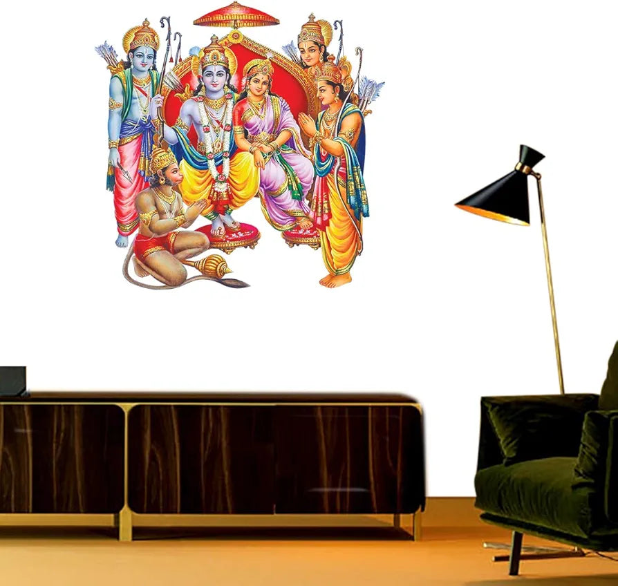 Rangoli White Glossy Vinyl Wall Sticker Premium Self-Adhesive Waterproof Decorative Wall Decal for Bedroom, Living Room, Office & Home Decoration Easy to Apply. Parent-5, Design-2