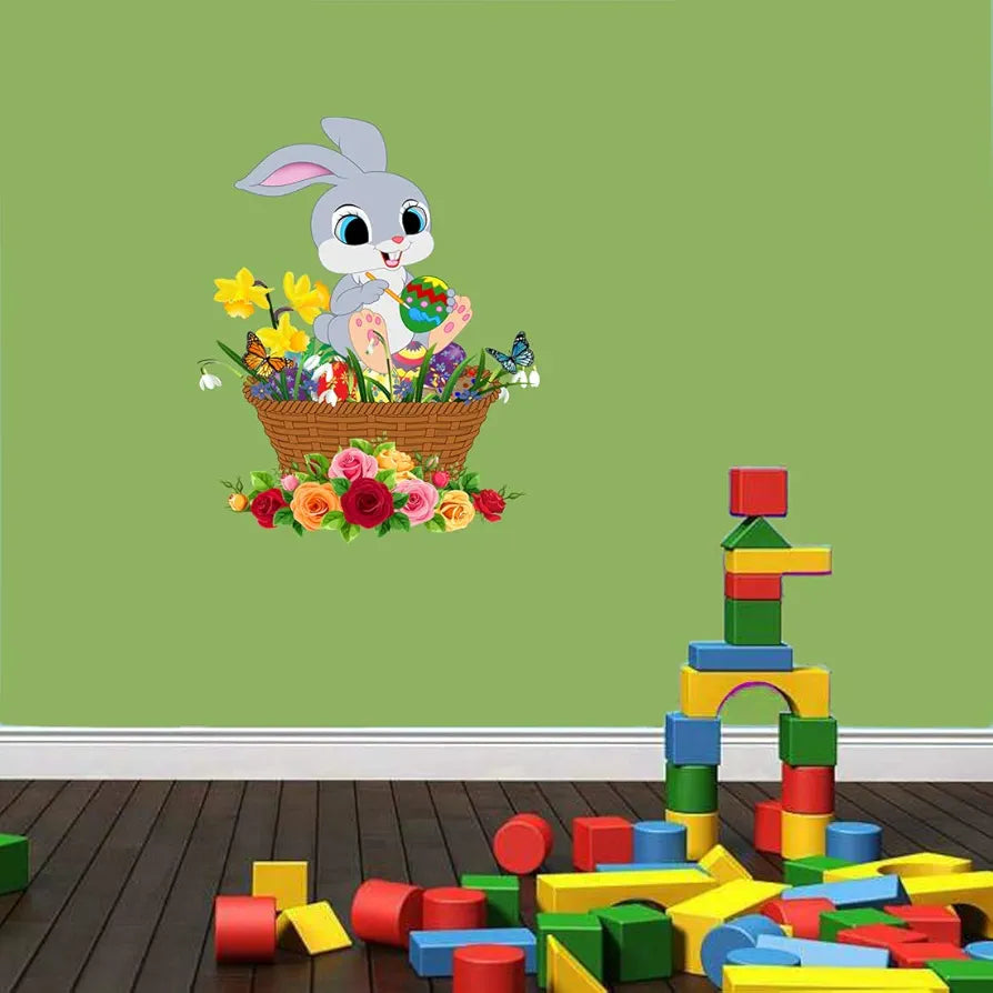 Rangoli White Glossy Vinyl Wall Sticker Premium Self-Adhesive Waterproof Decorative Wall Decal for Bedroom, Living Room, Office & Home Decoration Easy to Apply. Parent-4, Design-4