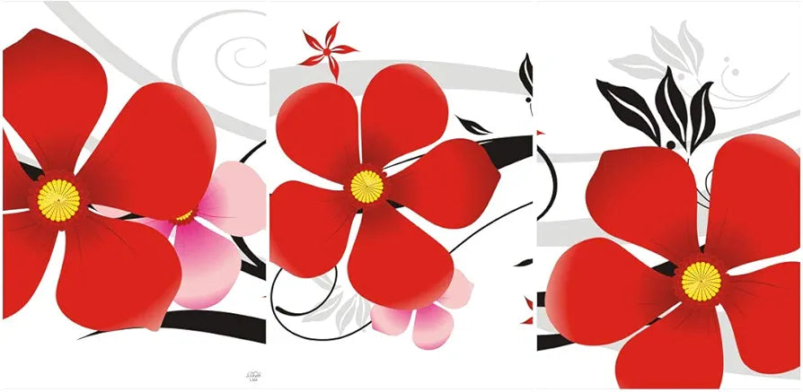 Rangoli MDF 3 Pcs Wall Poster 12x18 Inch Decorative Wall Art for Home, Office, Living Room. P-4, Design-12