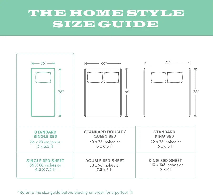 THE HOME STYLE Cotton Feel Glace Cotton Elastic Fitted Printed King Size Double Bed Bedsheet with 2 Pillow Cover 300 Threadcount 72