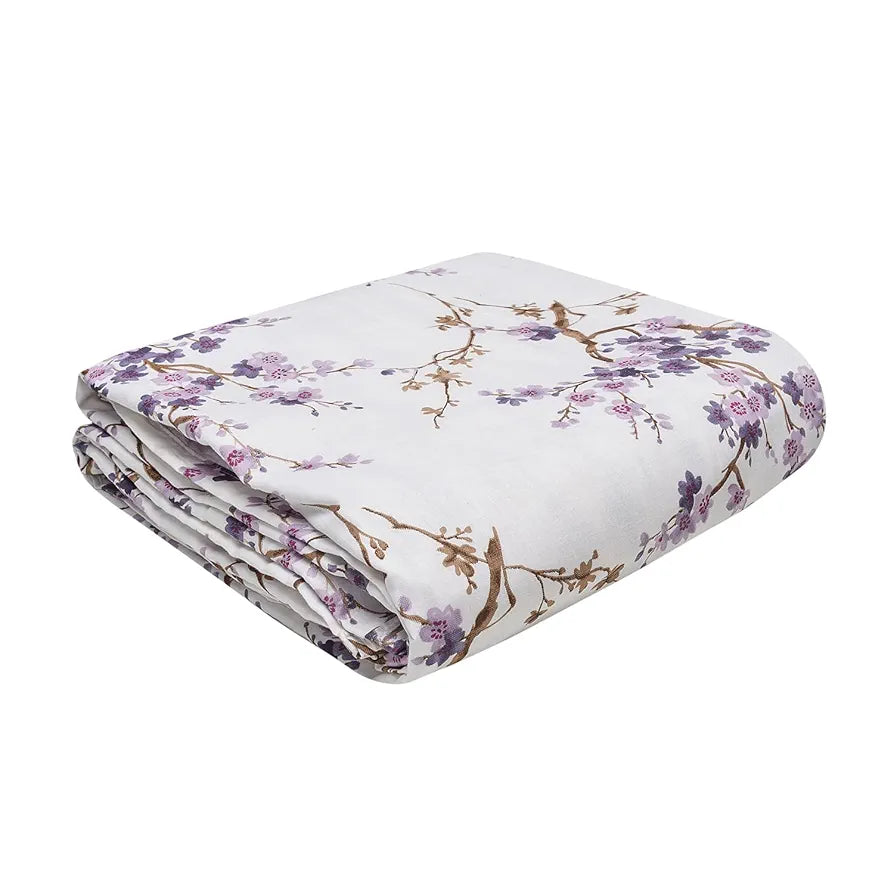 Trance Home Linen Pure Cotton Reversible Dohar Toddler Size | Infants - New Born Blanket | Soft Light-Weight Bed Blanket 0-4 Years Kids 