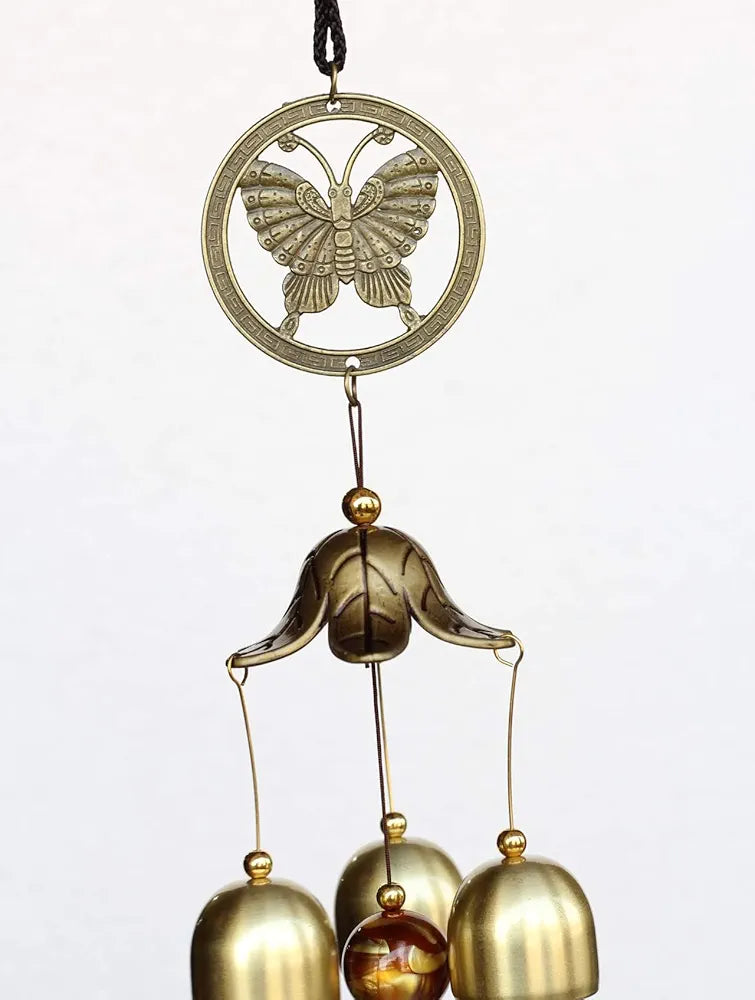 Lilone Gifts Butterfly Wind Chimes Bells- 18 Inch Hanging Decor | Gift for Birthday Anniversary