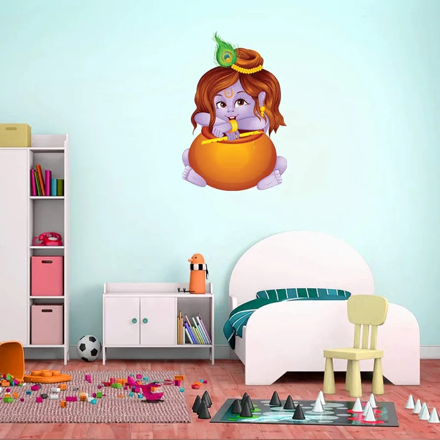 Rangoli White Glossy Vinyl Wall Sticker Premium Self-Adhesive Waterproof Decorative Wall Decal for Bedroom, Living Room, Office & Home Decoration Easy to Apply. Parent-2, Design-20