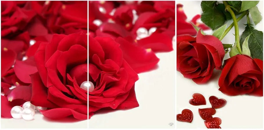 Rangoli MDF 3 Pcs Wall Poster 12x18 Inch Decorative Wall Art for Home, Office, Living Room. P-4, Design-9