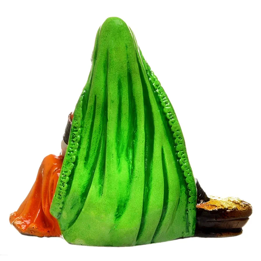 Karigaari India Hnadcrafted Polyresine Lady with Chakki Sculpture | Showpiece for Home Décor and Office