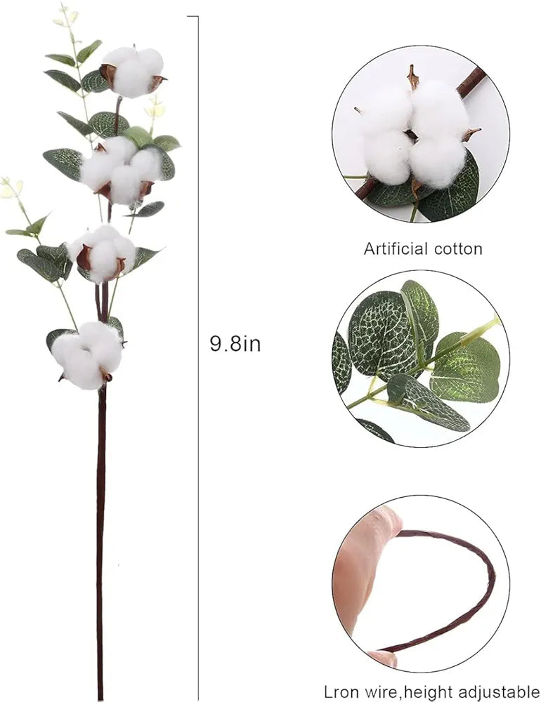 VRB DecTM Pack of 3 Artificial Hibiscus Glabra Fake Plant Flowers for Home, Room,Office | Flowers for Vases | Decoration Items for Living Room  