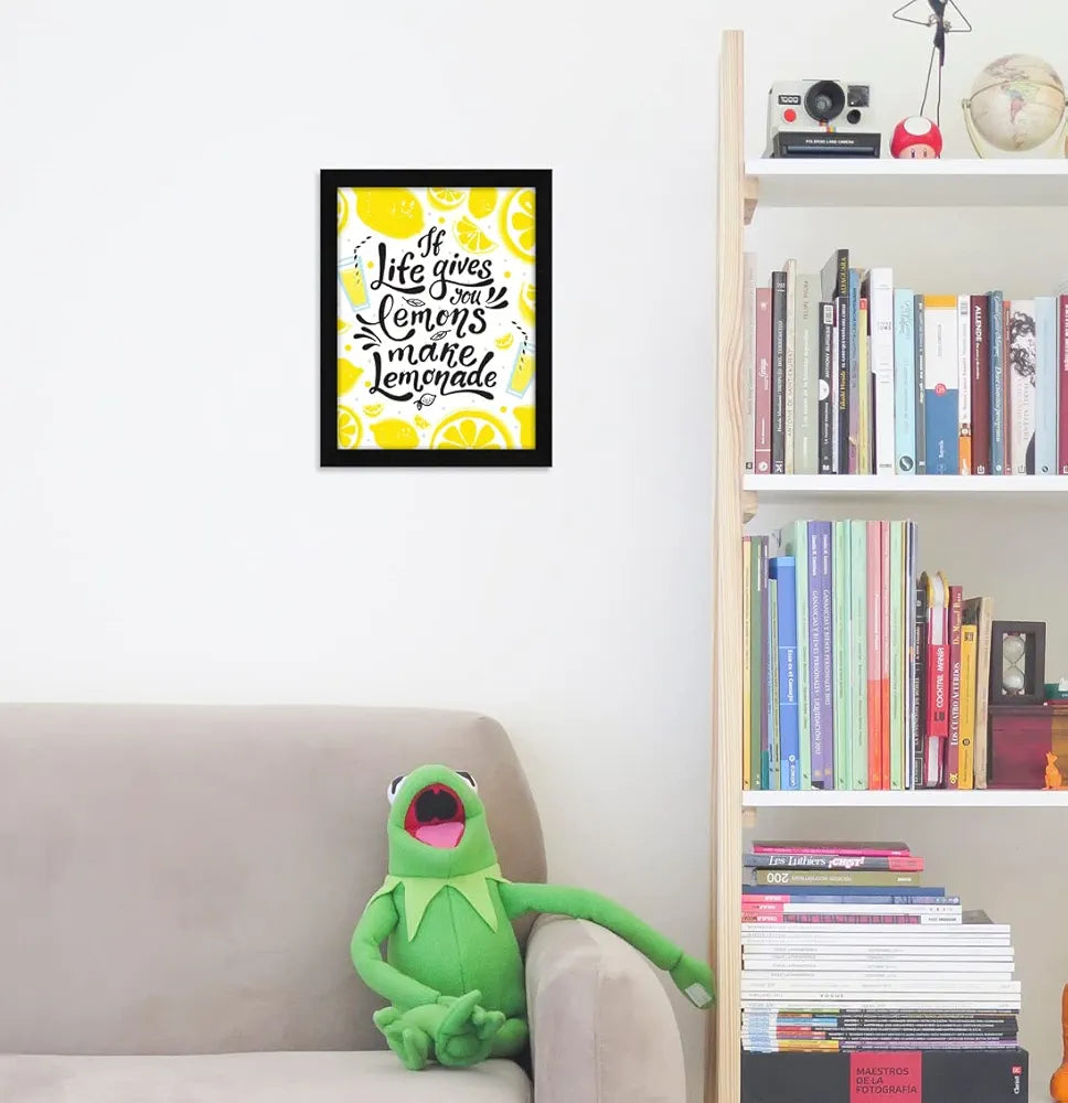 ArtX Paper Motivational Quotes Wall Frame Art Painting, Multicolor, Motivational, 10.0 X 13.0 inches, Set of 1 