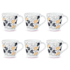 Larah by Borosil Novelty Series Dreamer Opalware Mug, Set of 6 Tea/coffee Mugs | 160 Ml Each