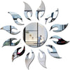 Bikri Kendra Sun 12 Flame 3D Acrylic Mirror Wall Stickers
