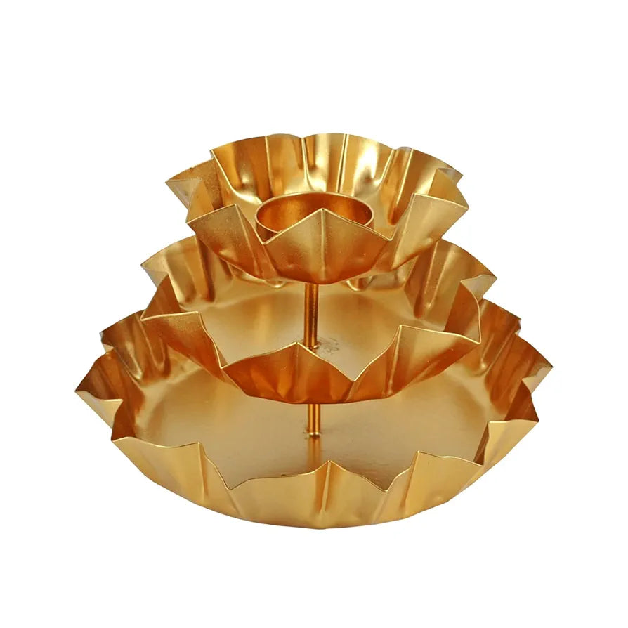 CraftVatika Urli Bowl with Tealight Candle Holder,Diwali Decoration Items, Diwali Gift Items Navratri Home Decoration Items for House Office, Handcrafted Bowl for Floating Flowers,Tea Light Candles,