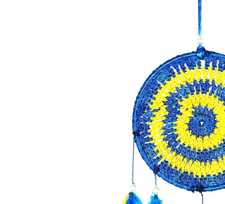 RPH Handicrafts Wind Chime 5 Bell Dream Catcher for Wall Decor, Bedroom, Balcony, Garden, Kids Room  Small 