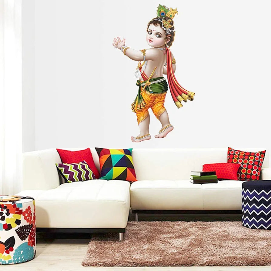 Rangoli White Glossy Vinyl Wall Sticker Premium Self-Adhesive Waterproof Decorative Wall Decal for Bedroom, Living Room, Office & Home Decoration Easy to Apply. Parent-6, Design-25