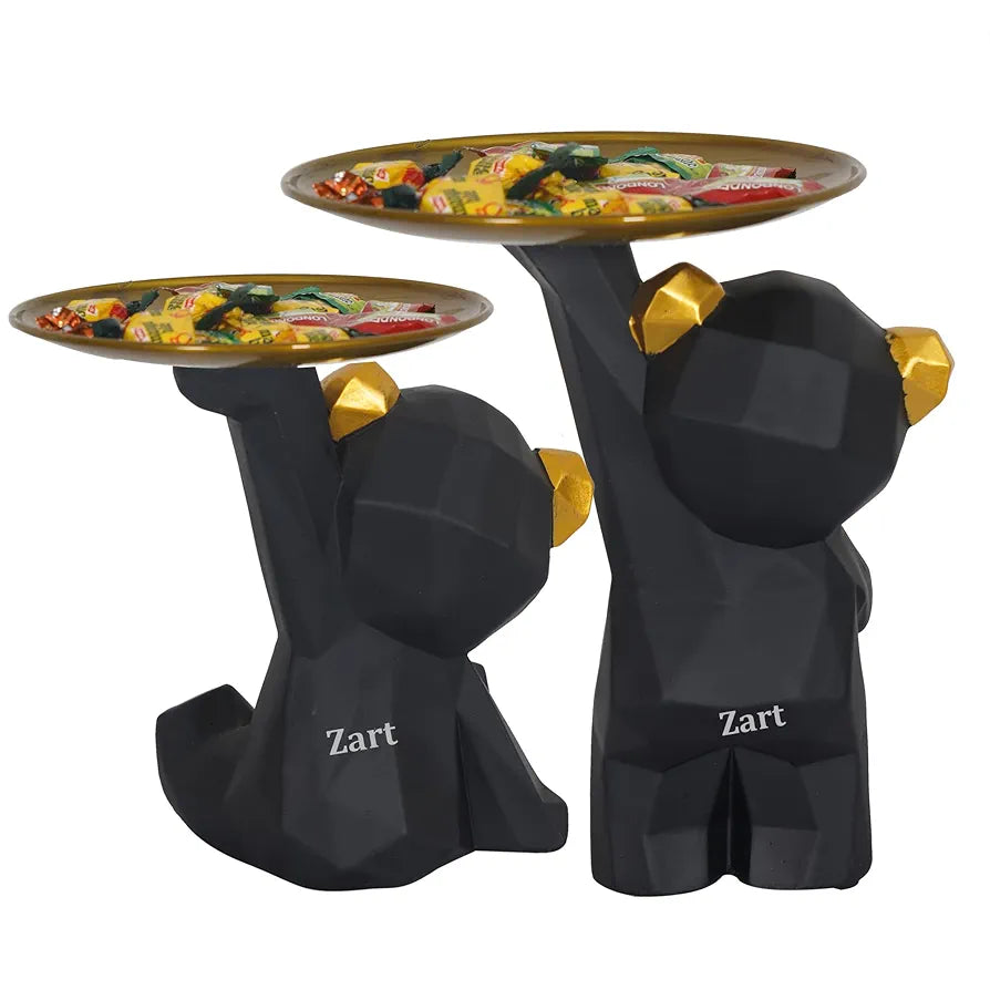 ZART Cool Dog Showpiece for Home Decor Showpiece, Dog Platter Showpiece for Home Decorative Showpiece 