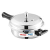 Vinod Stainless Steel Pressure Cooker 4.5 Litres | Also Use as Deep Fry Pan | Sandwich Bottom