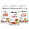 Wellona Liver Detox Supplements for Women & Men - 30 caps (Pack of 3)