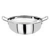 Bergner Essential Stainless Steel 20 Cm Kadhai With | 2 Liters Capacity