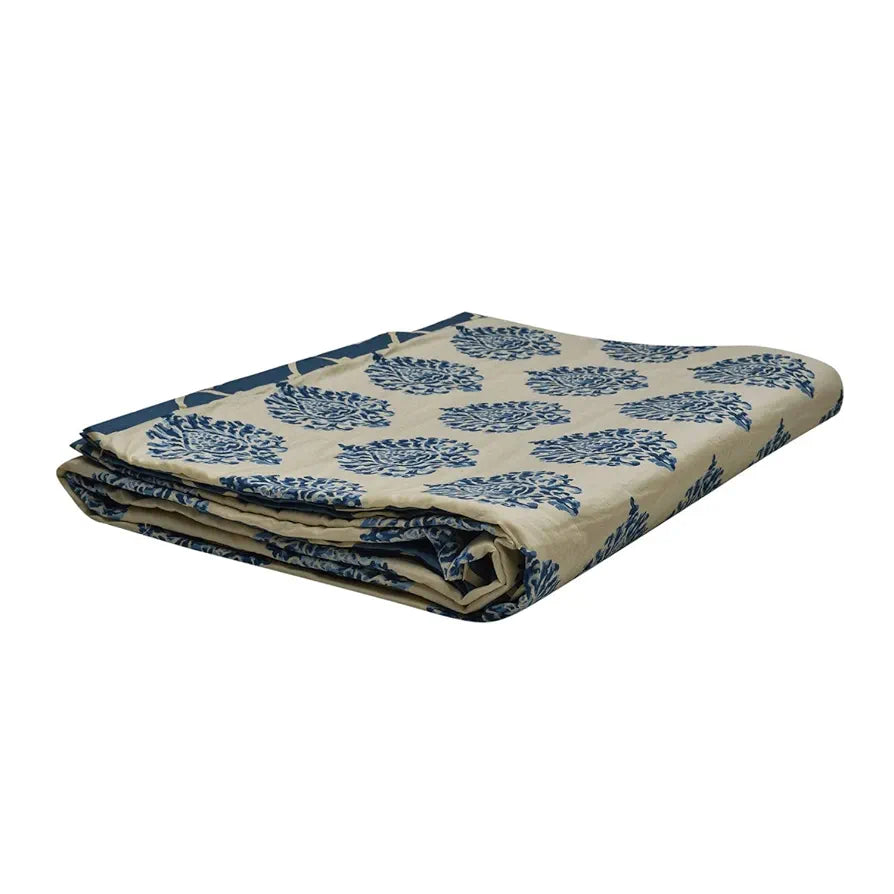 Trance Home Linen 150 GSM Cotton Floral Abstract Double Dohar