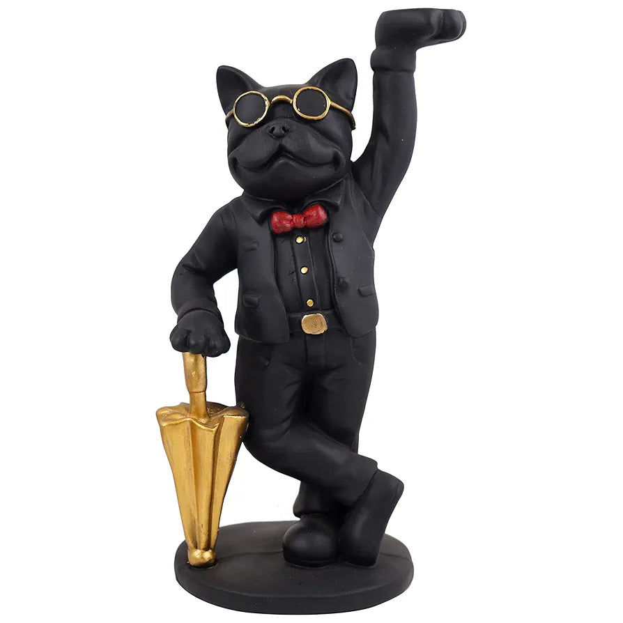 zart Dog Showpiece for Home Decor Showpiece , Silk