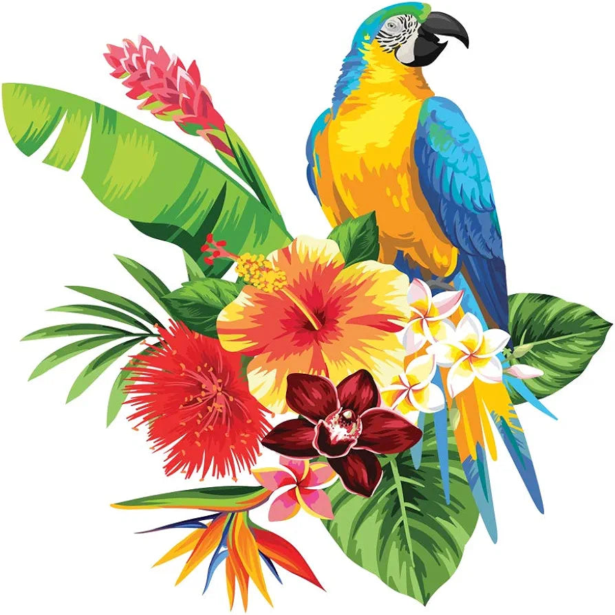 Rangoli White Glossy Vinyl Wall Sticker Premium Self-Adhesive Waterproof Decorative Wall Decal for Bedroom, Living Room, Office & Home Decoration Easy to Apply. Parent-14, Design-9