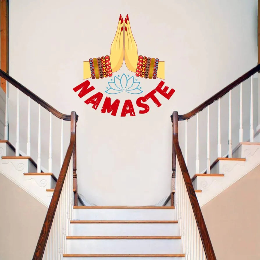 Rangoli White Glossy Vinyl Wall Sticker Premium Self-Adhesive Waterproof Decorative Wall Decal for Bedroom, Living Room, Office & Home Decoration Easy to Apply. Parent-4, Design-3