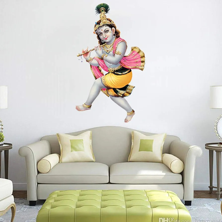 Rangoli White Glossy Vinyl Wall Sticker Premium Self-Adhesive Waterproof Decorative Wall Decal for Bedroom, Living Room, Office & Home Decoration Easy to Apply. Parent-6, Design-20