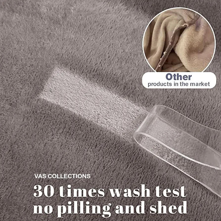 HOMEKART Premium Solid Color Soft Plush Mink Blanket Ultra Cozy and Warm, Silky Soft All-Season Single Bed Blanket for Bed Sofa & Lounge 