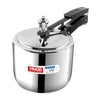 Vinod Stainless Steel Inner Lid Pressure Cooker - 2 Litres | Sandwich Bottom Cooker | Induction and Gas Base