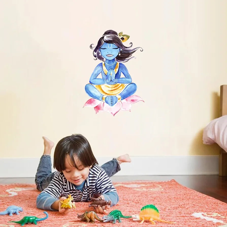 Rangoli White Glossy Vinyl Wall Sticker Premium Self-Adhesive Waterproof Decorative Wall Decal for Bedroom, Living Room, Office & Home Decoration Easy to Apply. Design-13