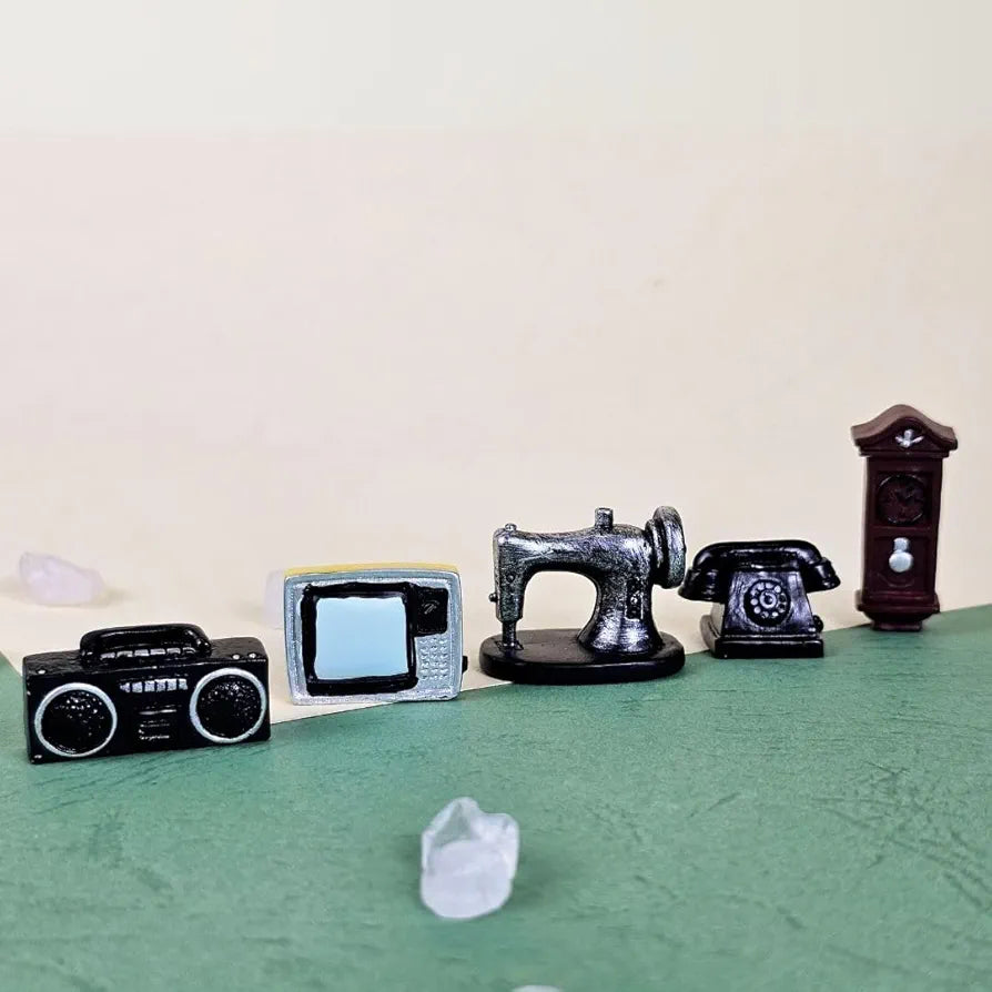 SATYAM KRAFT 1 Set Resin Miniature Showpiece | Raksha Bandhan Gift for Him/Her | Home Decor, Office Desk, Shelf, Bedroom Decoration, Living Room Figurines & Tabletop Items 