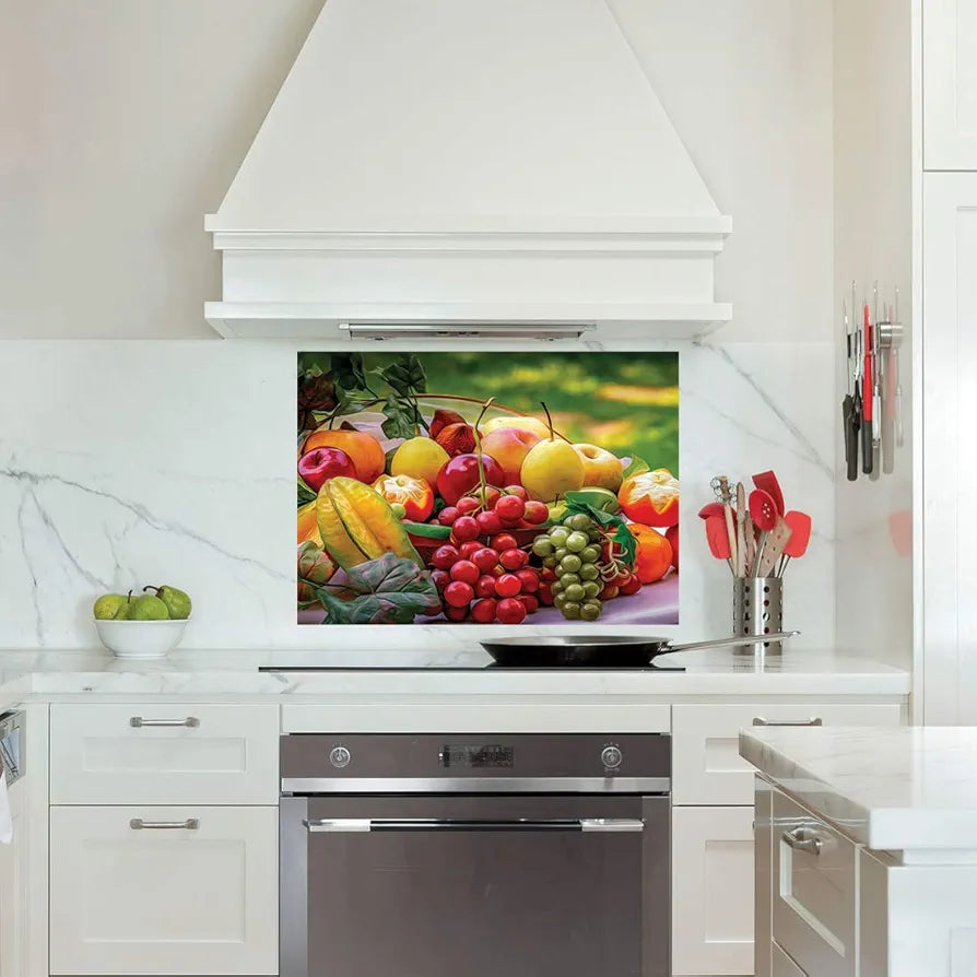 Rangoli Design PVC Stickers Waterproof Laminated Wall Stickers Stylish Kitchen Art 70or50 cm Size Pack of 1