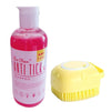 Pet Needs Bio Clean Anti Tick Dog Shampoo With Soft Silicone Shampoo Dispenser Brush | Moisturising and Gentle on Skin | 200 Ml