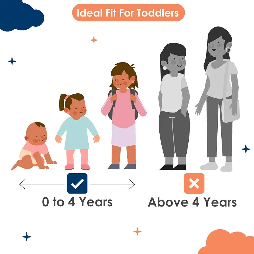 Divine Casa 120 GSM Microfiber Reversible Kids Single Bed Comforter | Ultra-Soft Toddler Blanket | Lightweight & Cozy | All-Season Bedding for Babies & Kids | 135 x 100 cm, Blue-Grey and Orange