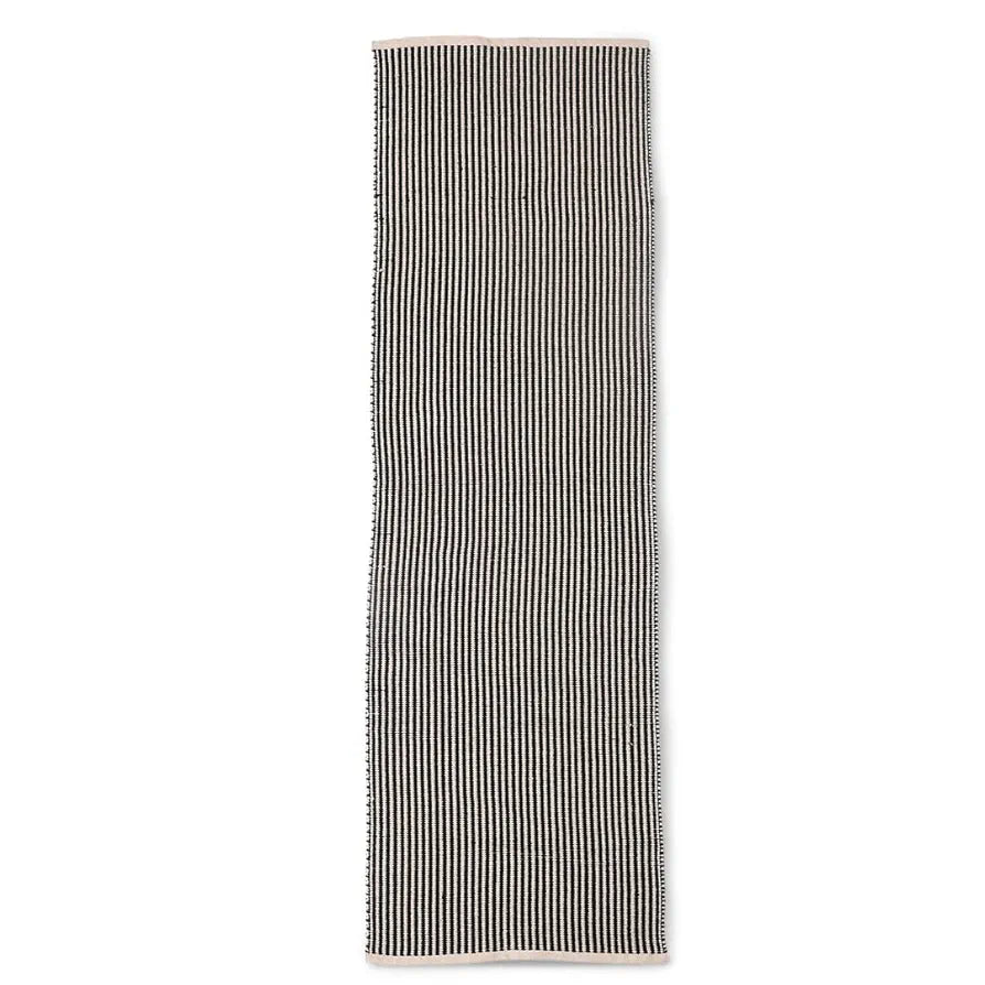 SASHAA WORLD Modern Striped Rug for Kitchen,Living Room, Bedroom, Dining Room, Kitchen, or entryway | 100% Pure Cotton | Light Weight 