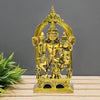 The Advitya Lord Vishnu Laxmi Sitting Murti | Vishnu Laxmi Statue/ Idol for Pooja & Decoration | 5.5