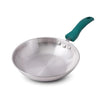 The Indus Valley Stainless Steel Sandwich Bottom Fry Pan with Steel Lid