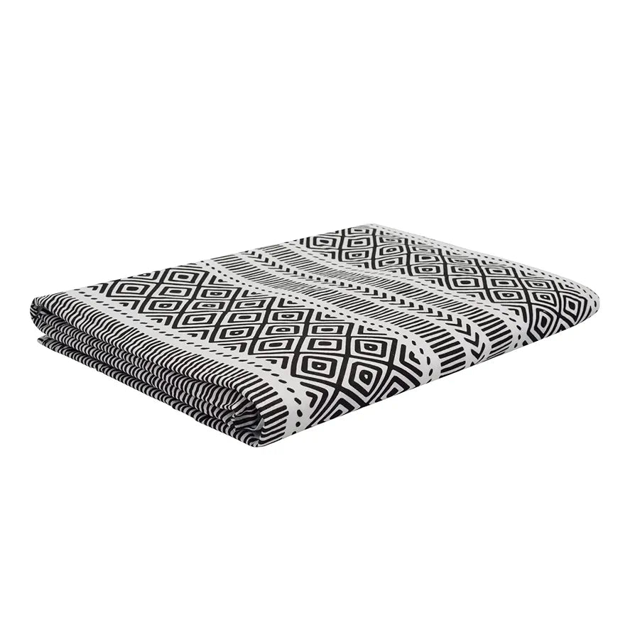 Trance Home Linen 150 GSM Pure Cotton Reversible Dohar Single Bed Size | Ac Blanket Comforter | Soft Light-Weight Bed Blanket 