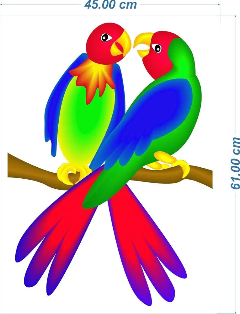 Rangoli White Glossy Vinyl Wall Sticker Premium Self-Adhesive Waterproof Decorative Wall Decal for Bedroom, Living Room, Office & Home Decoration Easy to Apply. Design-7