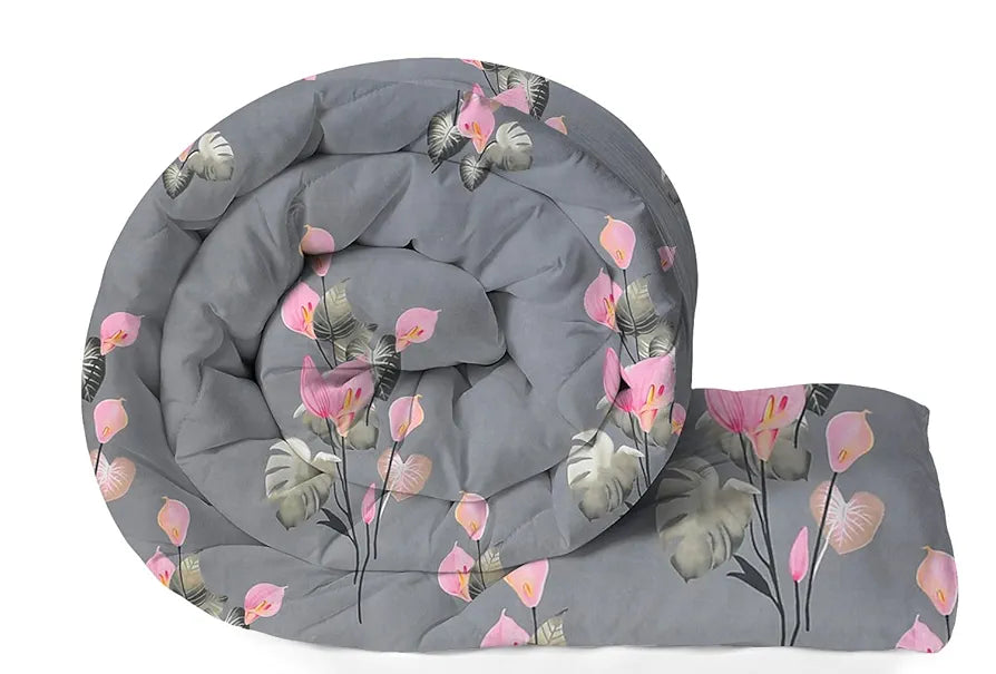 BSB HOME Super Soft Glace Cotton Microfiber 220 GSM AC Comforter Double Bed Blanket/Duvet/Dohar for All Weather/Seasons 