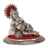 Ecraftindia Lord Ganesha Idol | Silver and Red