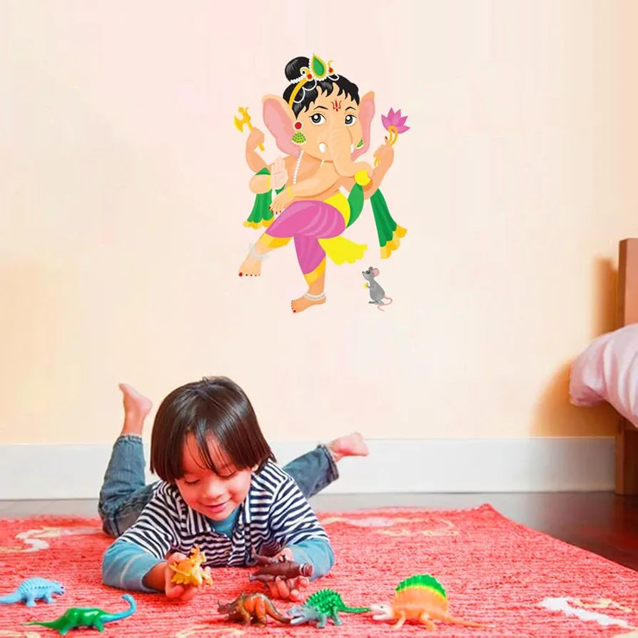 Rangoli White Glossy Vinyl Wall Sticker Premium Self-Adhesive Waterproof Decorative Wall Decal for Bedroom, Living Room, Office & Home Decoration Easy to Apply. Parent-2, Design-12