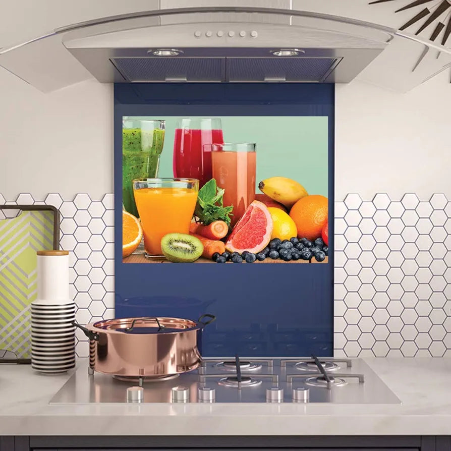 Rangoli Design PVC Stickers Waterproof Laminated Wall Stickers Stylish Kitchen Art 70or50 cm Size Pack of 1