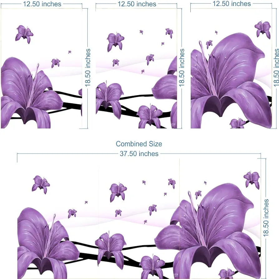 Rangoli MDF 3 Pcs Wall Poster 12x18 Inch Decorative Wall Art for Home, Office, Living Room. P-4, Design-22