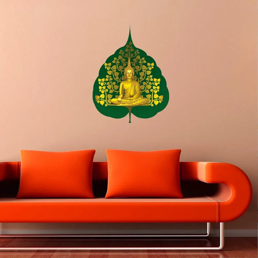 Rangoli White Glossy Vinyl Wall Sticker Premium Self-Adhesive Waterproof Decorative Wall Decal for Bedroom, Living Room, Office & Home Decoration Easy to Apply. Design-6