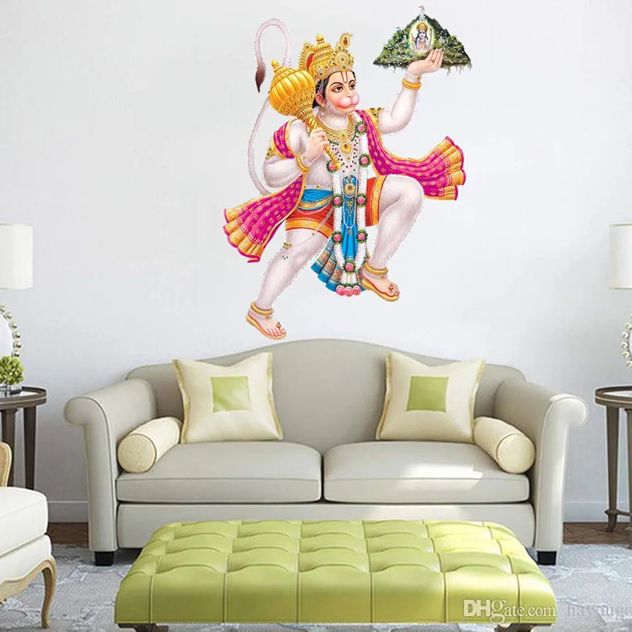 Rangoli White Glossy Vinyl Wall Sticker Premium Self-Adhesive Waterproof Decorative Wall Decal for Bedroom, Living Room, Office & Home Decoration Easy to Apply. Parent-7, Design-12