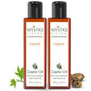 Mystiq Living Castor Oil for Hair Growth - 200 ml (Pack of 2)